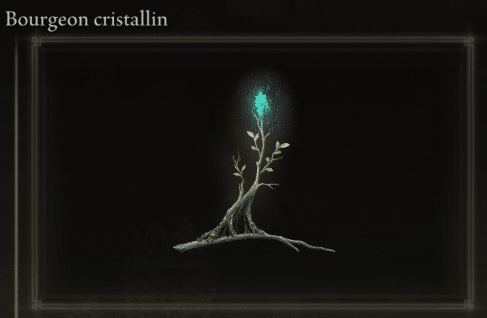 Image of the crystal bud in Elden Ring
