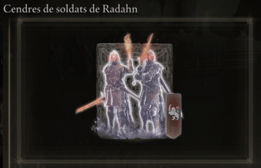 Imagen de las cenizas de los soldados de Radahn en Elden Ring