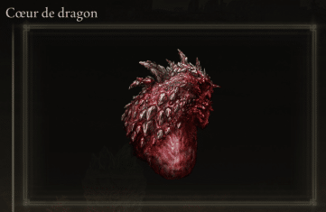Immagine del cuore di drago in Elden Ring