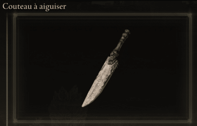 Imagen del cuchillo afilador en Elden Ring