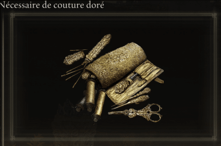Image du Nécessaire de couture doré dans Elden Ring