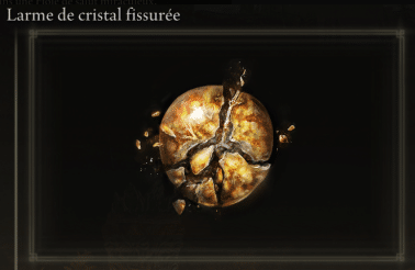 Image of the cracked Crystal Tear in Elden Ring