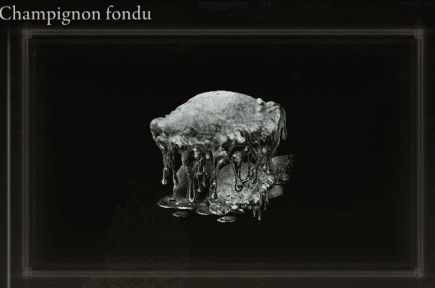 Image of the Mushroom melted in Elden Ring