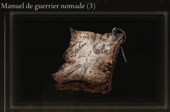 Immagine del Manuale del Guerriero Nomade (3) in Elden Ring