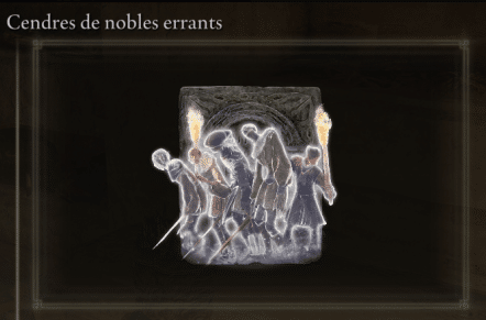 Elden Ringにおける放浪貴族の灰のイメージ
