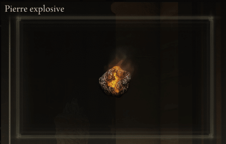 Elden Ringの爆発石のイメージ