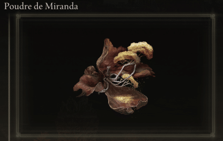 Image de la poudre de Miranda dans Elden Ring