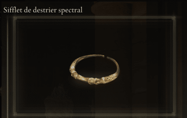 Imagen del silbato Spectral Destrier en Elden Ring