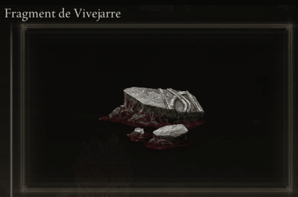 Image of the Fragment de Vivejarre in Elden Ring