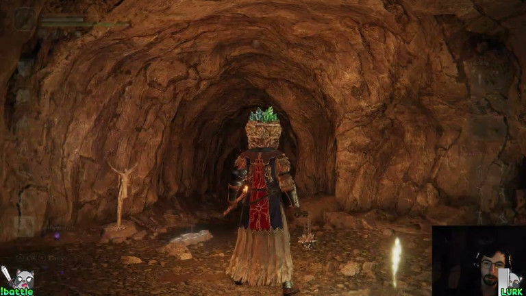 Gambar Gua-gua Orang Bijak, lorong rahasia di Elden Ring