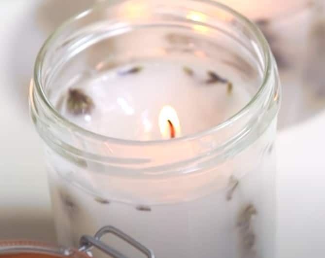Как сделать кокосовую ароматическую свечу своими руками