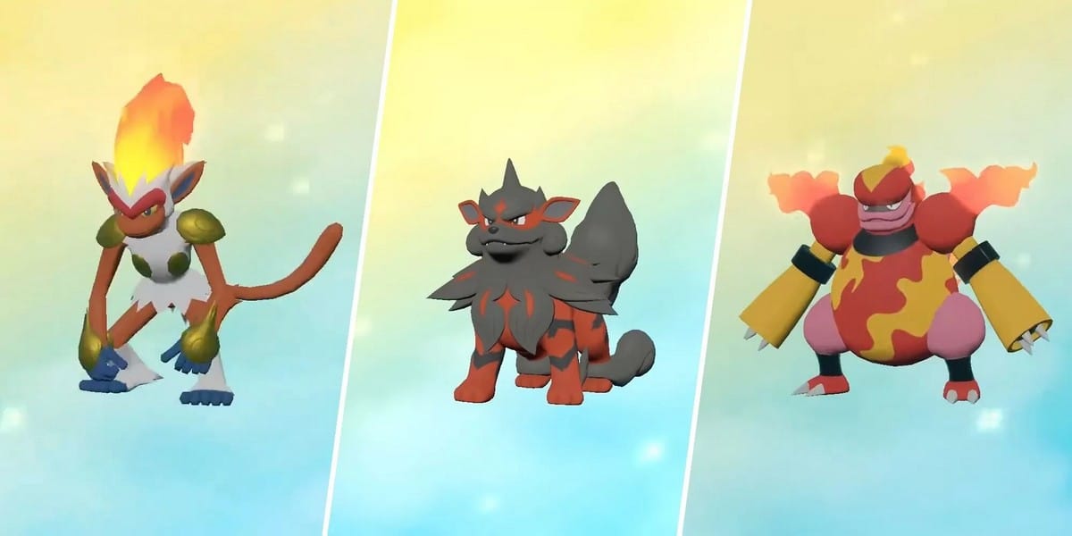 5 Melhores pokemons tipo fogo