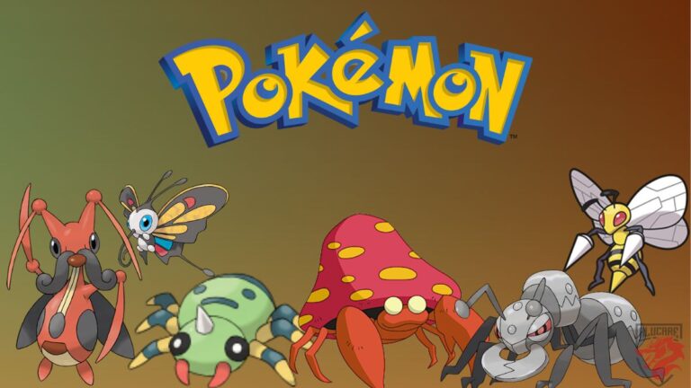 Bildillustration zu unserem Artikel "Was sind die Schwächen von Pokémon mit dem Typ Käfer".