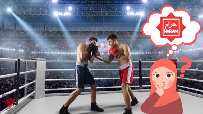 Illustration til vores artikel "Er boksning haram?