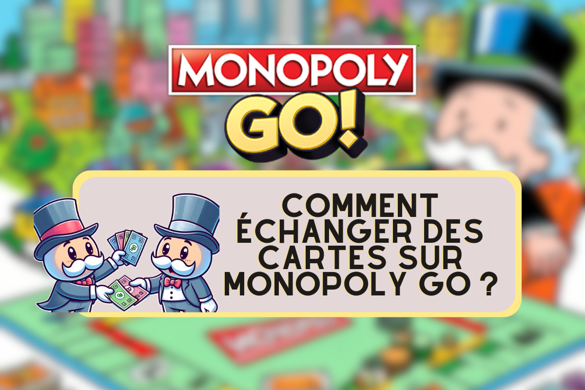Illustration für den Kartenaustausch bei Monopoly GO