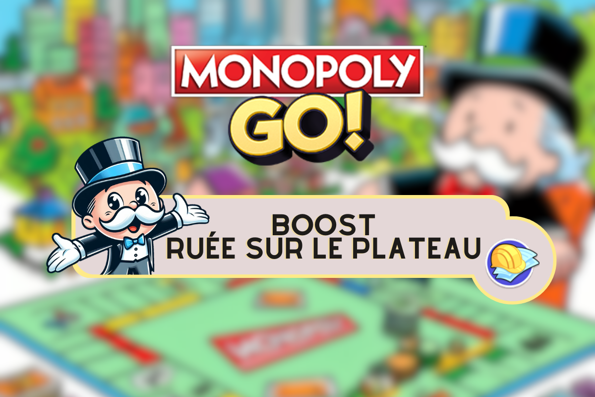 Monopoly GO illustration for the board rush boost