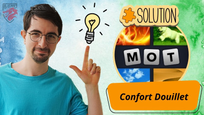 SOLUTION 4 IMAGES 1 MOT – AVRIL 2024 Confort Douillet