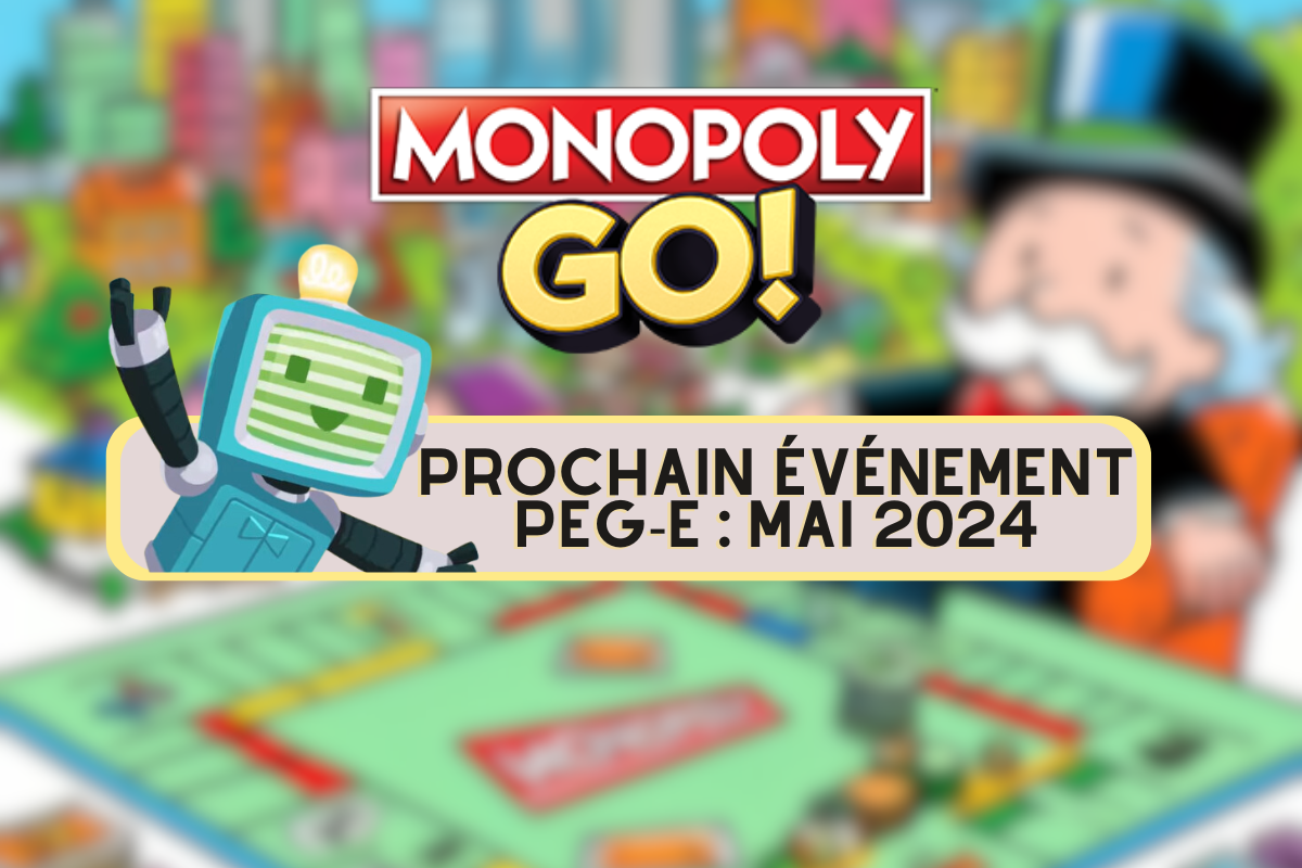 Illustrazione Monopoly GO evento Peg-E 09 maggio 2024