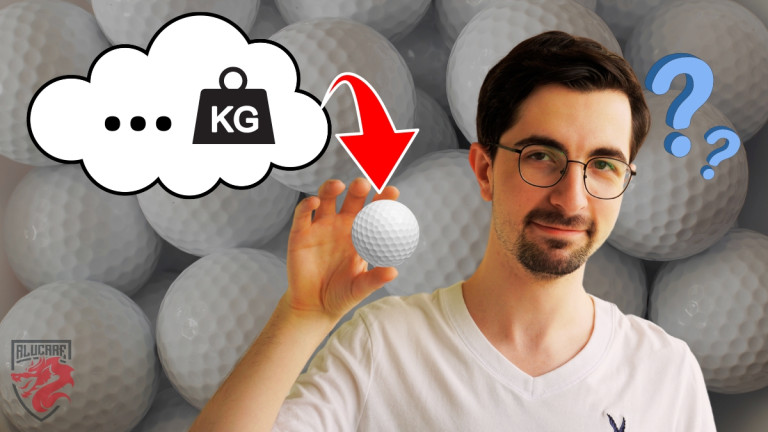Wie viel wiegt ein Golfball
