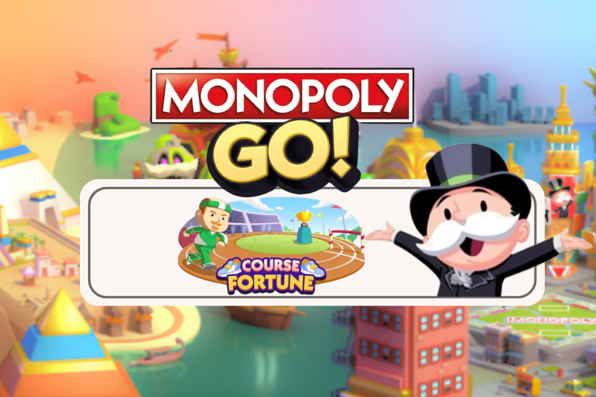 Image pour illustrer l'événement course fortune (solo) dans Monopoly Go