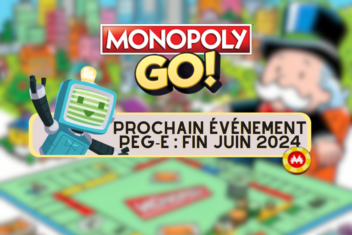 Illustrazione Monopoly GO prossimo evento peg-e fine giugno 2024
