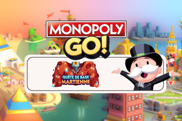 Imagen Búsqueda de la base marciana - Monopoly Go Rewards