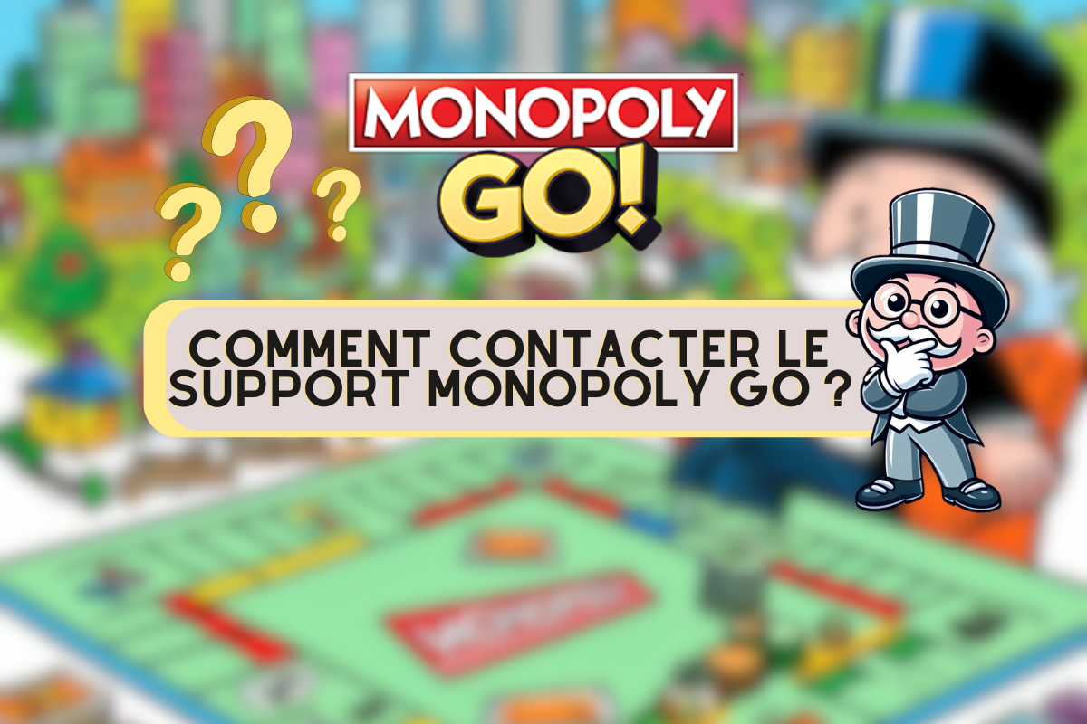 Illustration How to contact Monopoly GO support