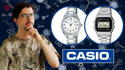 How to set a Casio pointer and digital watch